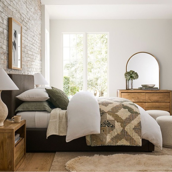 MAKE OFFER ❤️ NEW White Belgian Flax Linen Duvet Cover, Full/Queen - Picture 3 of 4